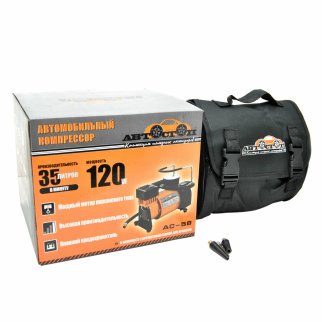 Компрессор автомобильный AC-58 Автостоп 120w.14A.35л/мин фото 1