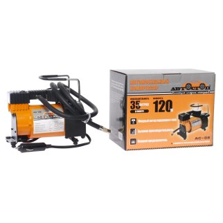 Компрессор автомобильный AC-58 Автостоп 120w.14A.35л/мин фото