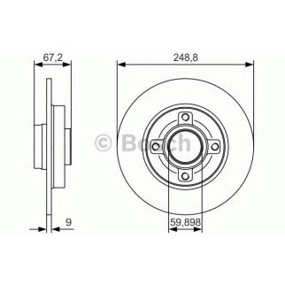 Диск тормозной зад фото