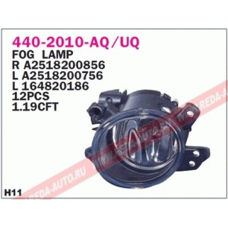 Фара противотуманная прав.MERCEDES W164/W169/463/219/245/251/221/204 05=> H11 фото