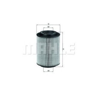 Фильтр масляный MAHLE _OX 347D фото 2