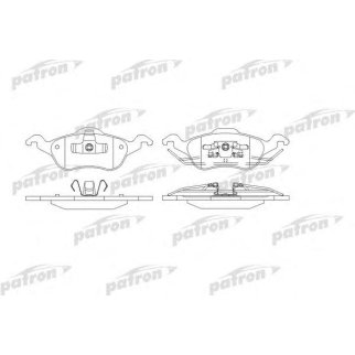 Колодки тормозные PATRON PBP1318 фото