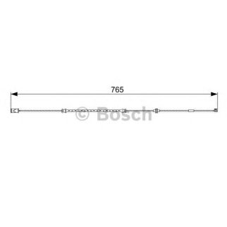 Датчик износа колодок BOSCH 1 987 473 018 фото