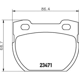 Колодки тормозные задние к-кт TEXTAR 23471 03 фото