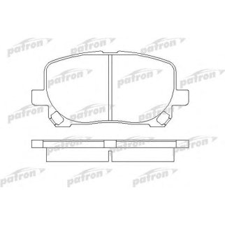 Колодки тормозные передние к-кт PATRON PBP1529 фото