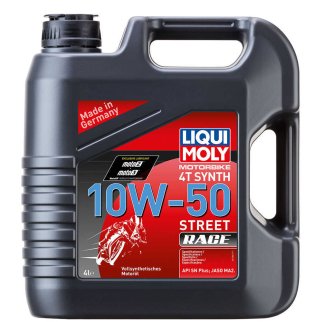 Масло моторное LIQUI MOLY RACING 4такт. 10W50HD синт. 4л фото