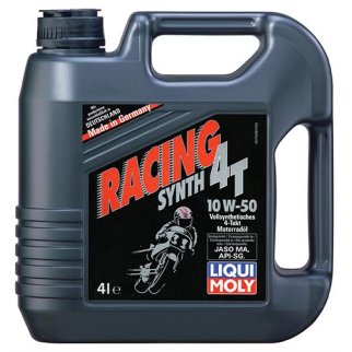 Масло моторное LIQUI MOLY RACING 4такт. 10W50HD синт. 4л фото 2