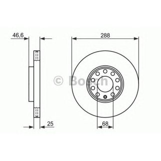Тормозной диск передний Premium 1 (цена за 1 шт.) фото
