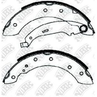 Колодки барабанные к-кт NiBK FN0602 фото