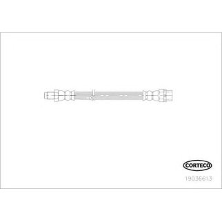 Шланг тормозной CORTECO 19036613 фото