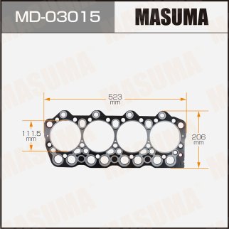 Прокладка ГБЦ Masuma MD-03015 фото 1 Прокладка ГБЦ Masuma MD-03015 фото 1
