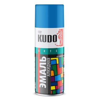 Автоэмаль KUDO голубая 520мл фото
