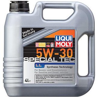 Масло моторное LIQUI MOLY SPECIAL Tec LL HC 5W30 синт. 4л фото 2 Масло моторное LIQUI MOLY SPECIAL Tec LL HC 5W30 синт. 4л фото 2