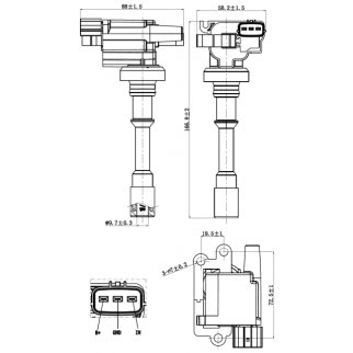 Катушка зажигания FEBEST 04640-001 фото 2