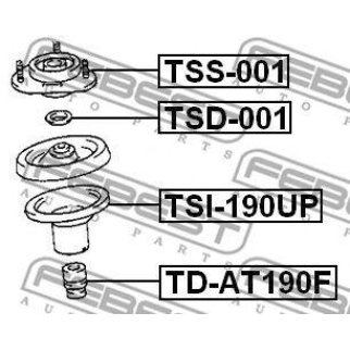 Опора переднего амортизатора FEBEST TSS-001 фото