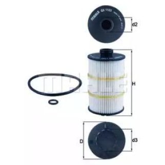 Фильтр масляный KNECHT _OX1123D фото