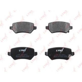 Колодки тормозные задние дисковые к-кт LYNXauto BD-5911 фото