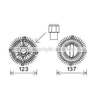 Термомуфта AVA FDC447 фото