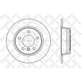 6020-1525-SX_диск тормозной задний! BMW E36/E46 1.6-2.5TDs M40-M54 90> фото
