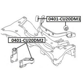 Сайлентблок ASVA 0401-CU20DM1 фото