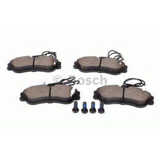 Колодки тормозные PEUGEOT Partner (96-) CITROEN Berlingo передние (4шт.) BOSCH фото
