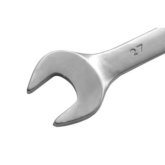 Ключ комбинированный 27 мм, CrV, матовый хром// MATRIX фото 2