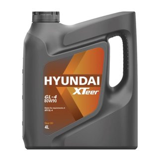 HYUNDAI XTeer Gear Oil-4 80W-90 4л масло трансм. фото