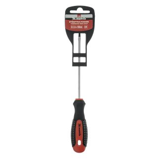 Отвертка шлицевая MATRIX Fusion SL3х100мм CrV фото 1