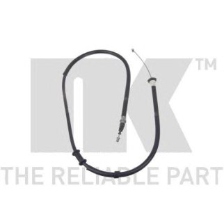 Трос стояночного тормоза задний левый / FIAT 500,Panda (дисковые тормоза) 06~ фото