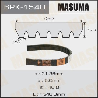 Ремень ручейковый 6PK-1540 фото
