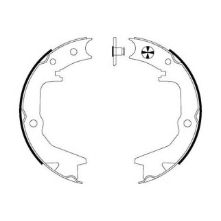 Колодки ручного тормоза к-кт MINTEX MFR518 фото