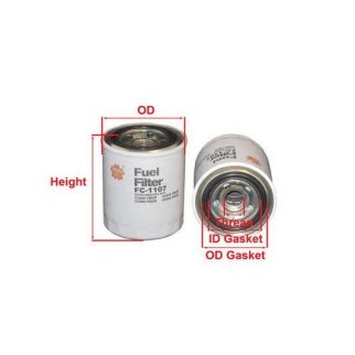 Фильтр топливный SAKURA FC1107 фото