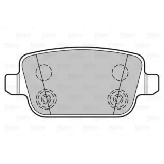 Колодки зад.FORD FOCUS II/ FORD GALAXY III/ VOLVO S80/ VOLVO V70 фото