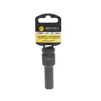Головка торцевая 10 1/2" 6гр ударная глубокая L=78 ЭВРИКА фото