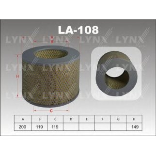 Фильтр воздушный LYNXauto LA108 фото