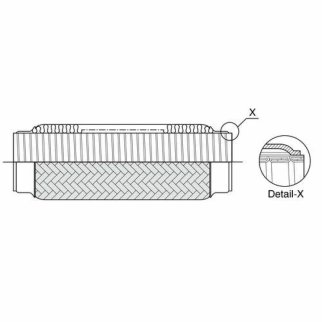 Гофра глушителя TRIALLI FTi 0051 фото 6
