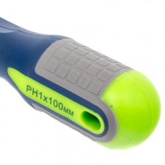 Отвертка Ph1 х 100 мм, трехкомп. рукоятка СИБРТЕХ фото 3