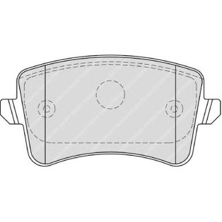 Колодки тормозные задние FERODO FDB4190 фото