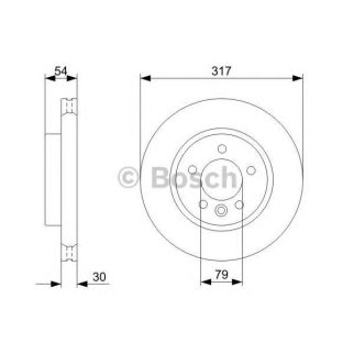 Диск тормозной BOSCH 0 986 479 287 фото