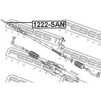 1222SAN_тяга рулевая !Hyundai Sonata VI (NU) 10&gt; фото