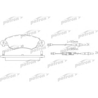 Колодки тормозные PATRON PBP1410 фото