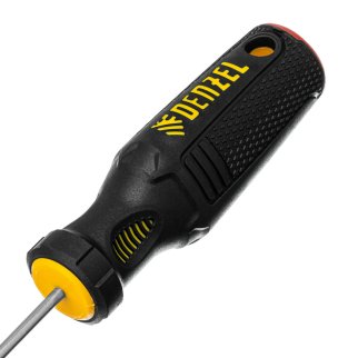 Отвертка, PH0х75 мм, S2, 3к рукоятка// Denzel фото 4