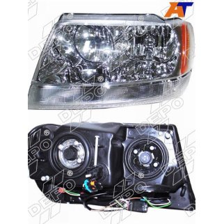 Фара левая DEPO 333-1144L-HSN фото