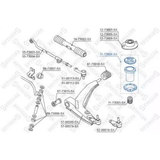 Пыльник амортизатора Stellox 11-73008-SX фото