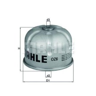 Фильтр масляный MAHLE _OZ6D фото