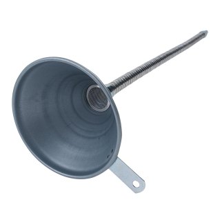 Воронка 140мм дл.630мм металлическая с гибким наконечником JTC фото 2