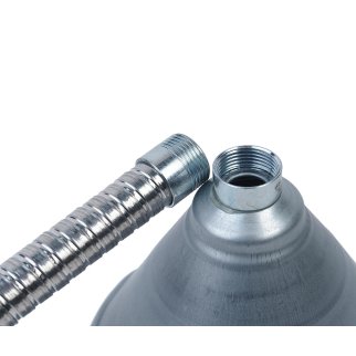 Воронка 140мм дл.630мм металлическая с гибким наконечником JTC фото 1