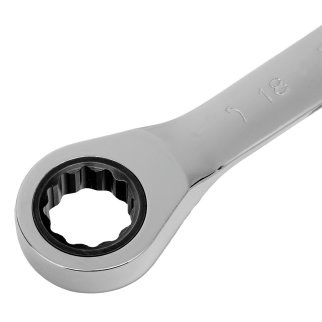 Ключ накидной 18х19мм трещоточный,CrV// MATRIX PROFESSIONAL фото 3