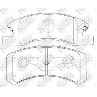 Колодки тормозные передние к-кт NiBK PN6428 фото