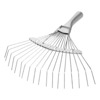 Грабли веерные 18зубьев б/ч оцинкованные, круглый зуб СИБРТЕХ фото